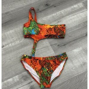 Lisa Maree Women's One Piece Cutout Swim Suit Size Small New